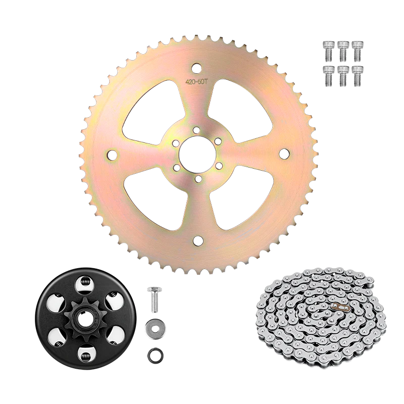 420 Chain, Clutch & Sprocket Kit