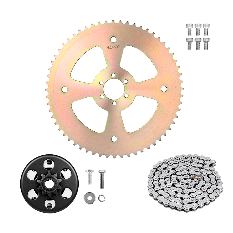 420 Chain, Clutch & Sprocket Kit - Image 2