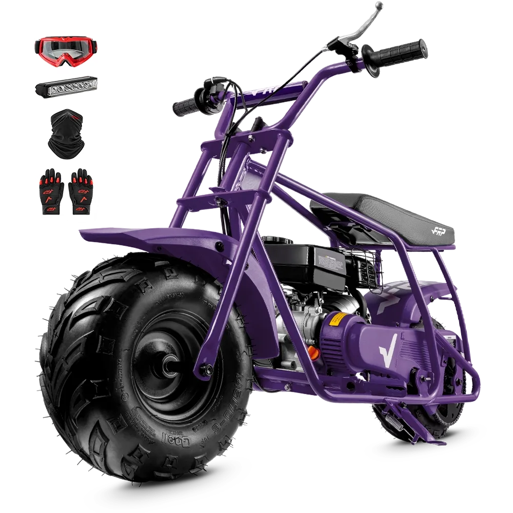 FRP Moto GMB100 99cc Gas Mini Bike for Adults & Teens — Up to 220 lbs - Image 10