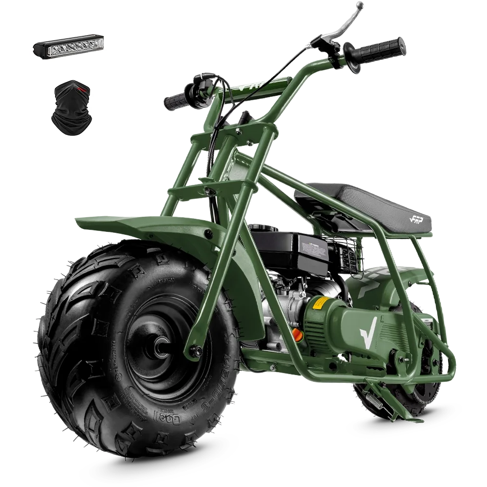 FRP Moto GMB100 99cc Gas Mini Bike for Adults & Teens — Up to 220 lbs - Image 11