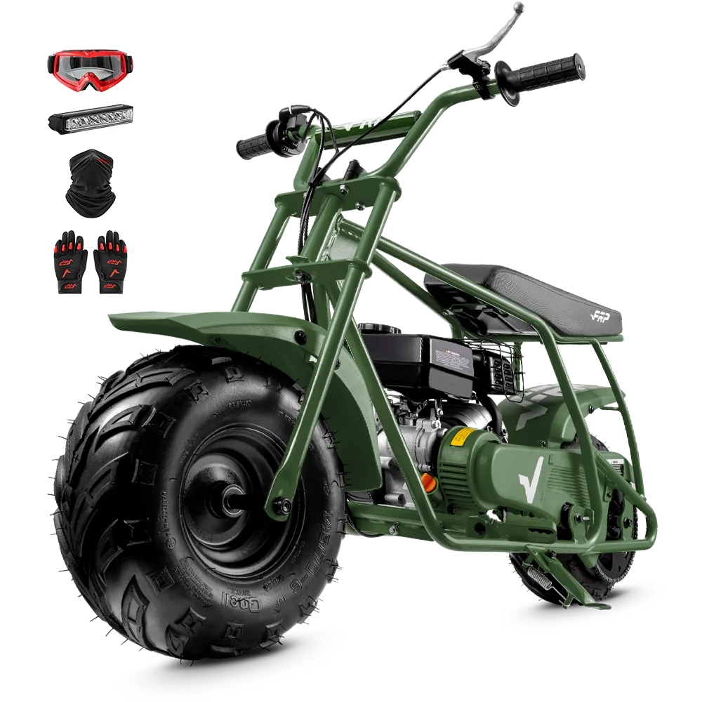 FRP Moto GMB100 99cc Gas Mini Bike for Adults & Teens — Up to 220 lbs - Image 12