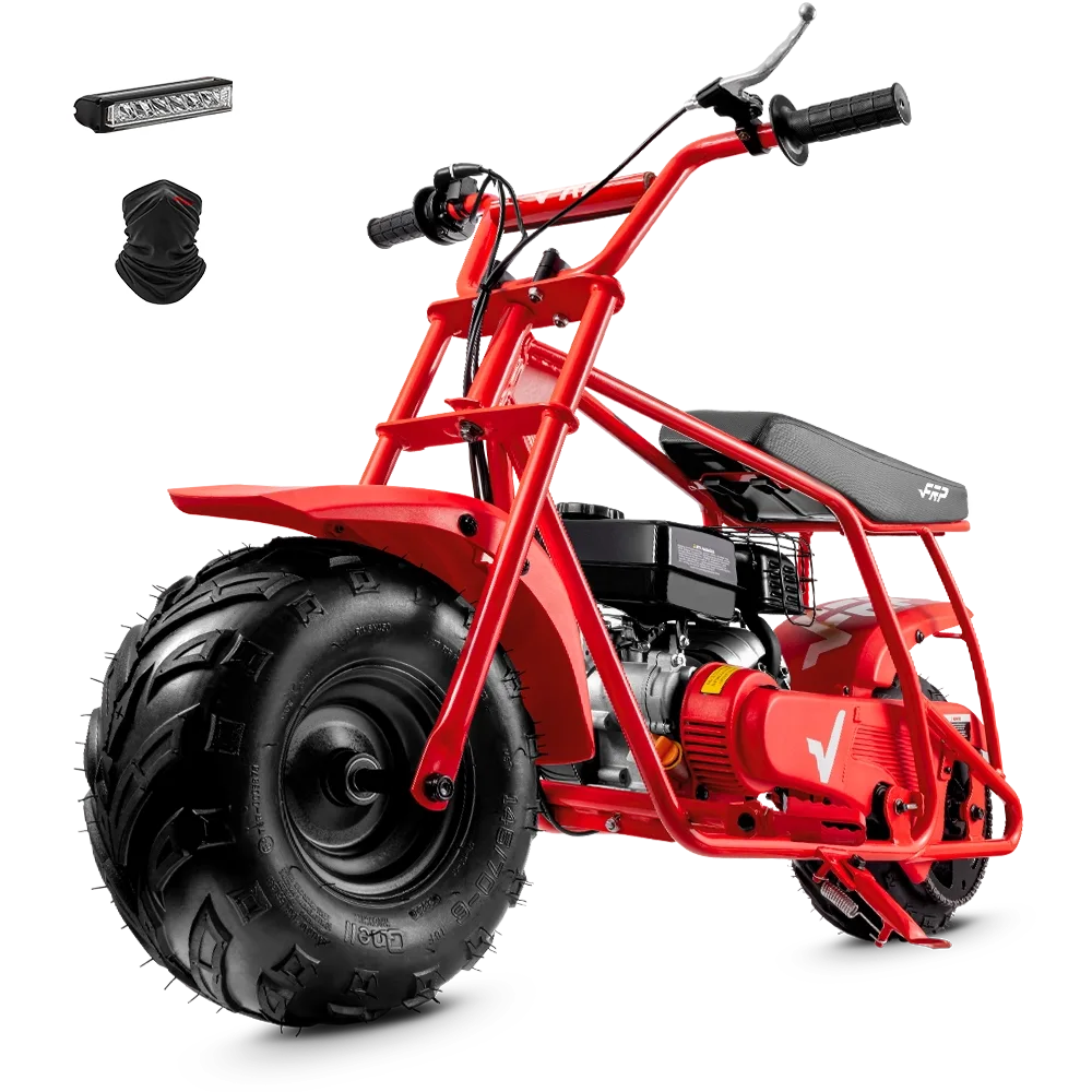 FRP Moto GMB100 99cc Gas Mini Bike for Adults & Teens — Up to 220 lbs - Image 5