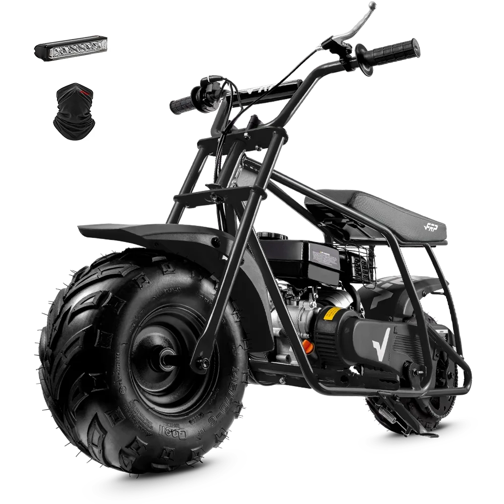 FRP Moto GMB100 99cc Gas Mini Bike for Adults & Teens — Up to 220 lbs - Image 7