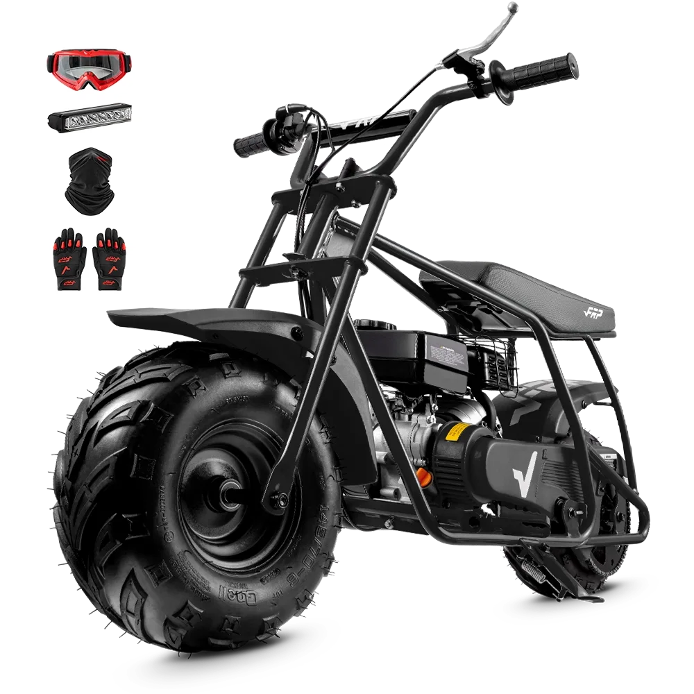 FRP Moto GMB100 99cc Gas Mini Bike for Adults & Teens — Up to 220 lbs - Image 8